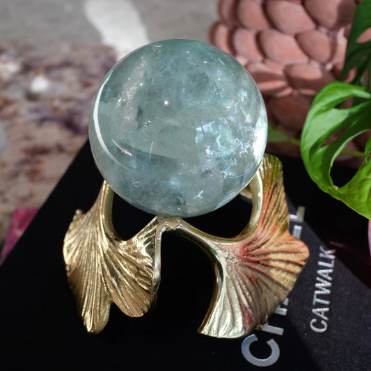 Green Fluorite Sphere No 139