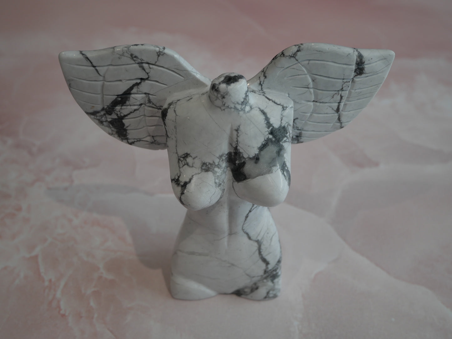 Howlite Goddess Angel