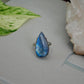 Labradorite Teardrop Adjustable Ring No 91