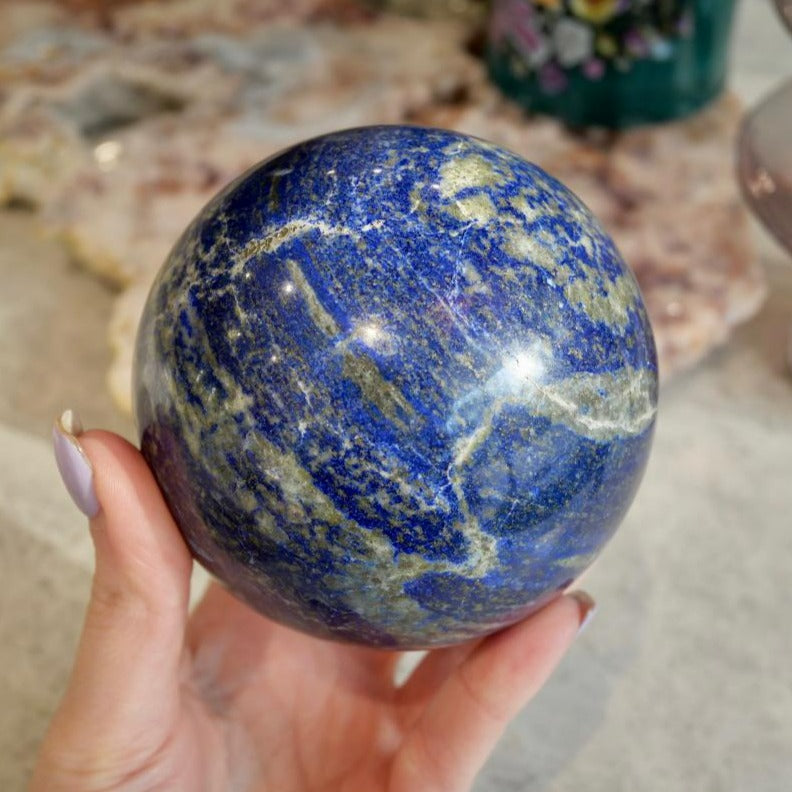 Lapis Lazuli 91mm Sphere No 2