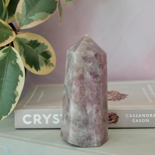 Lavender Rose Quartz Tower No 216