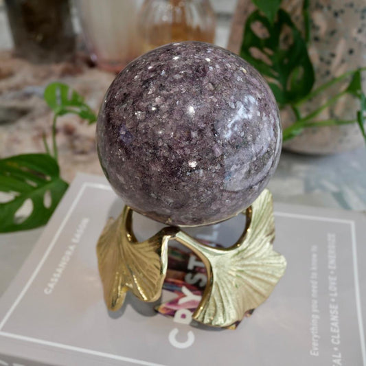 Lepidolite Sphere 89mm No 26