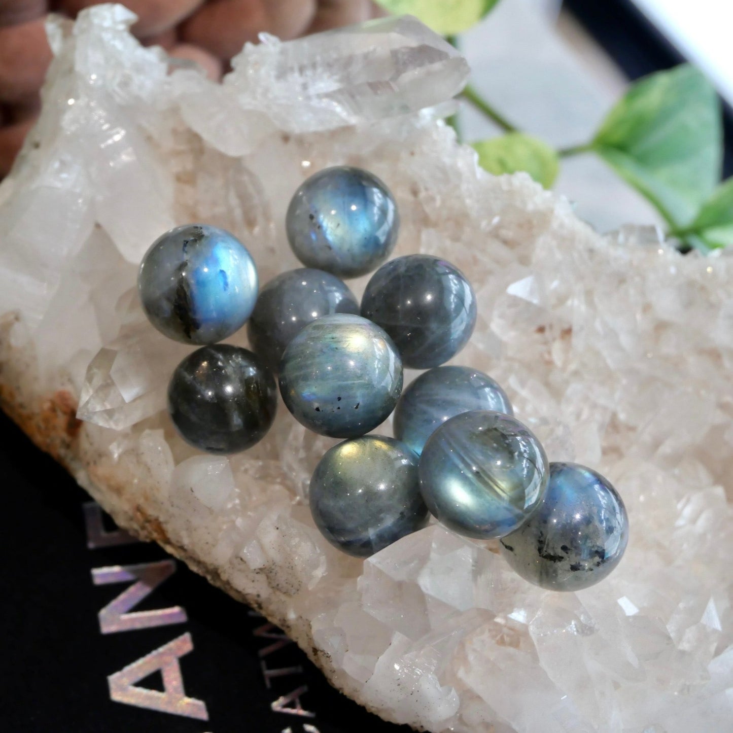 Mini Labradorite Spheres