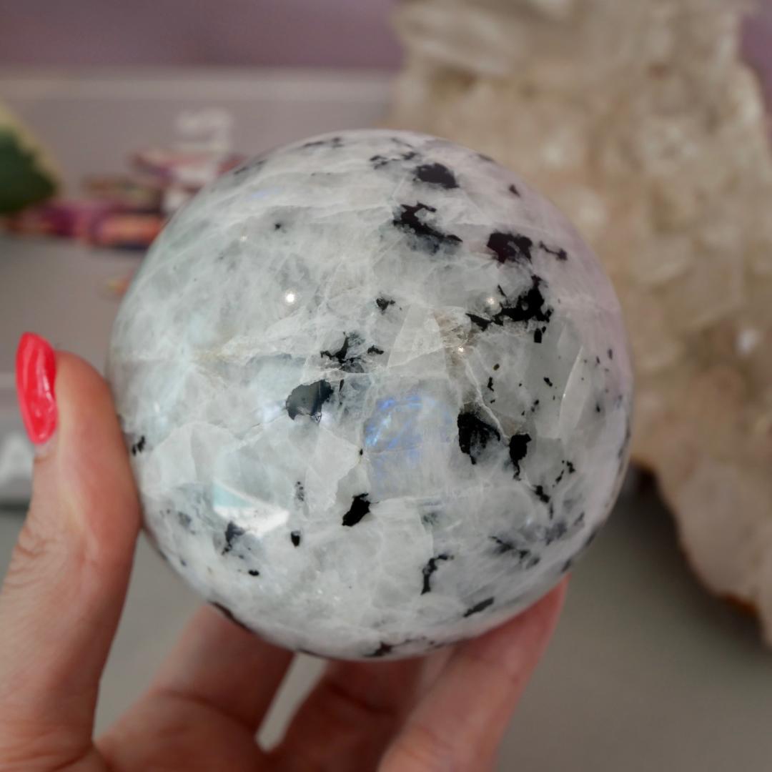 Rainbow Moonstone Sphere No 90