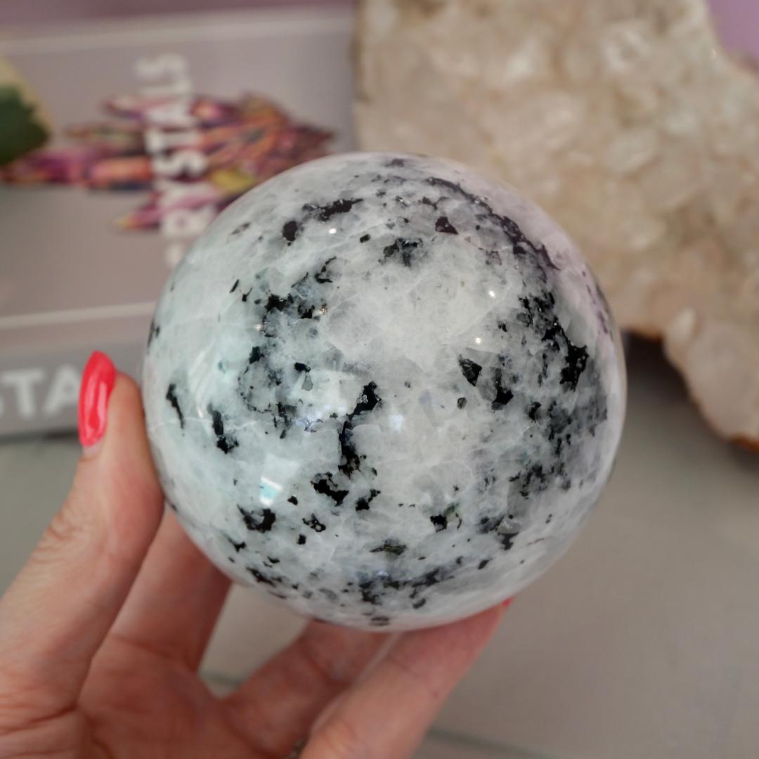 Rainbow Moonstone Sphere No 92