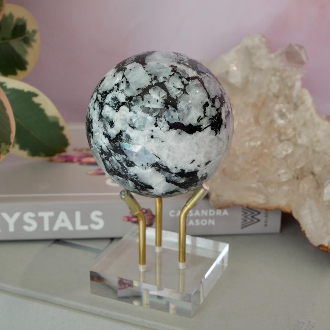 Rainbow Moonstone Sphere No 93