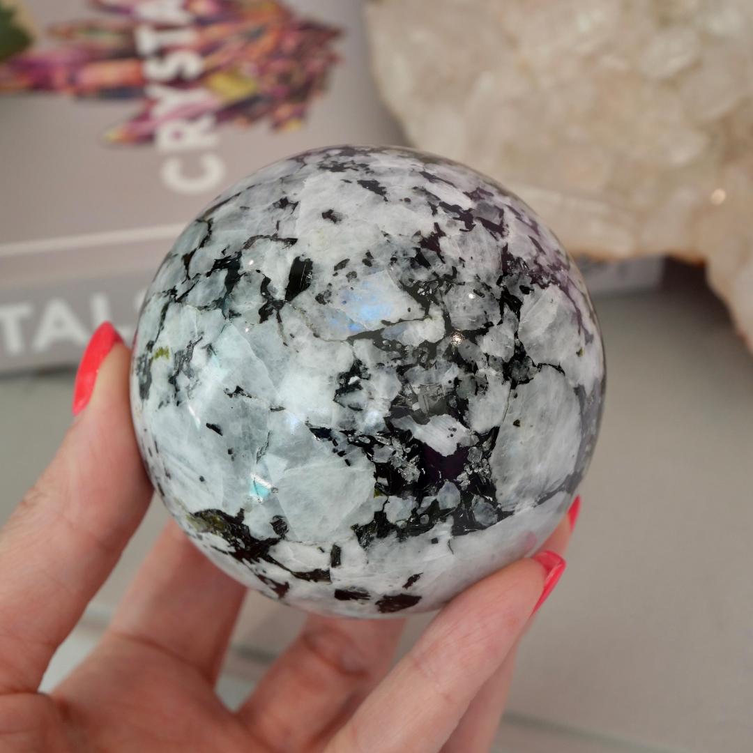 Rainbow Moonstone Sphere No 94