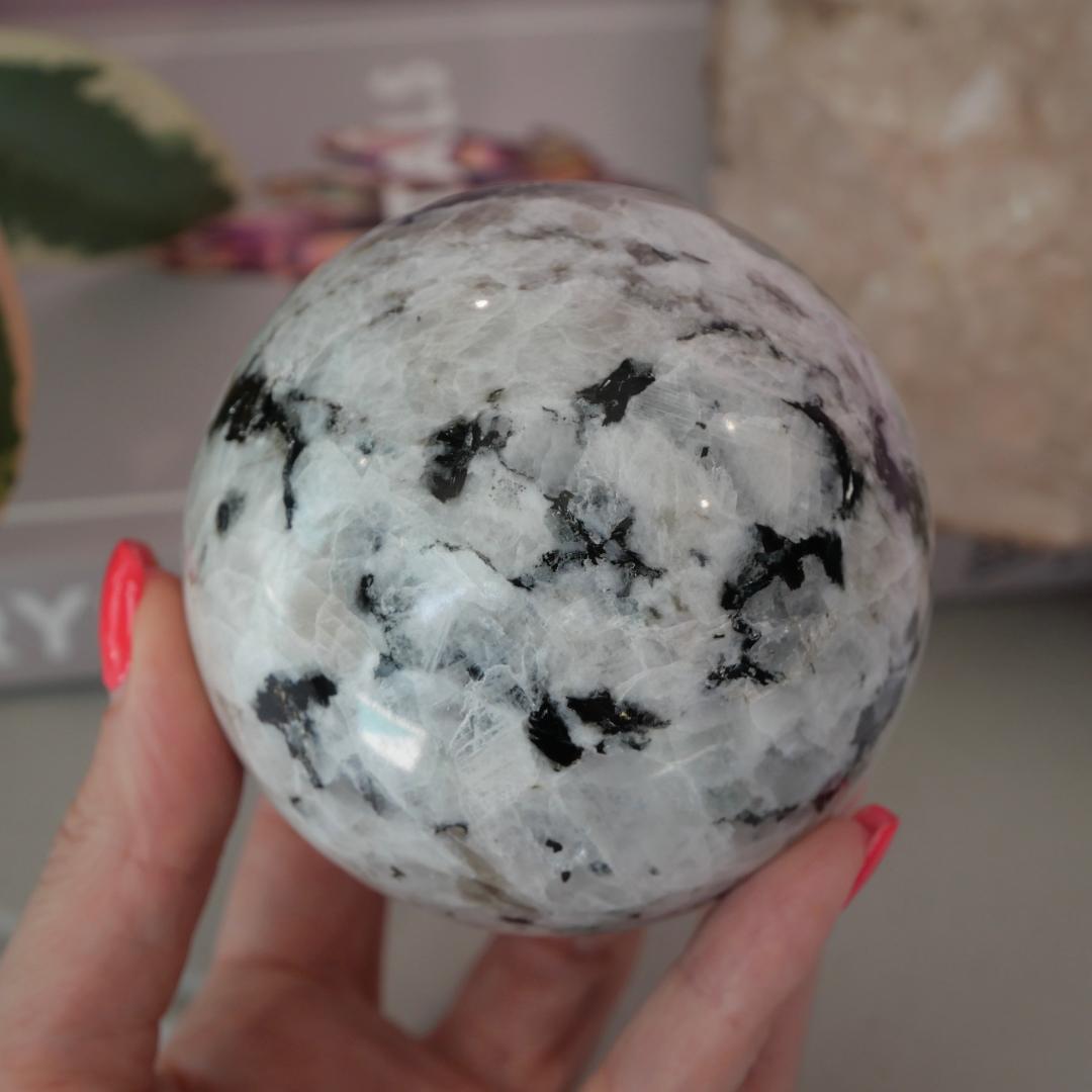 Rainbow Moonstone Sphere No 95