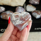 Moss Agate Jasper Hearts