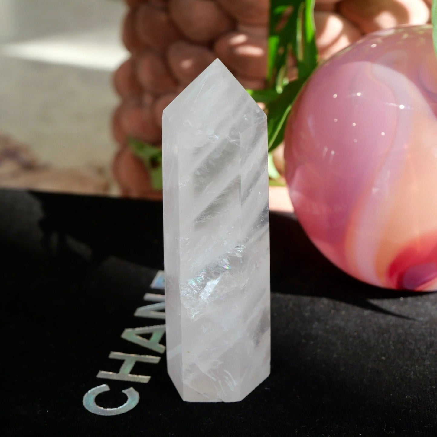 Mozambique Rose Quartz Tower No 130