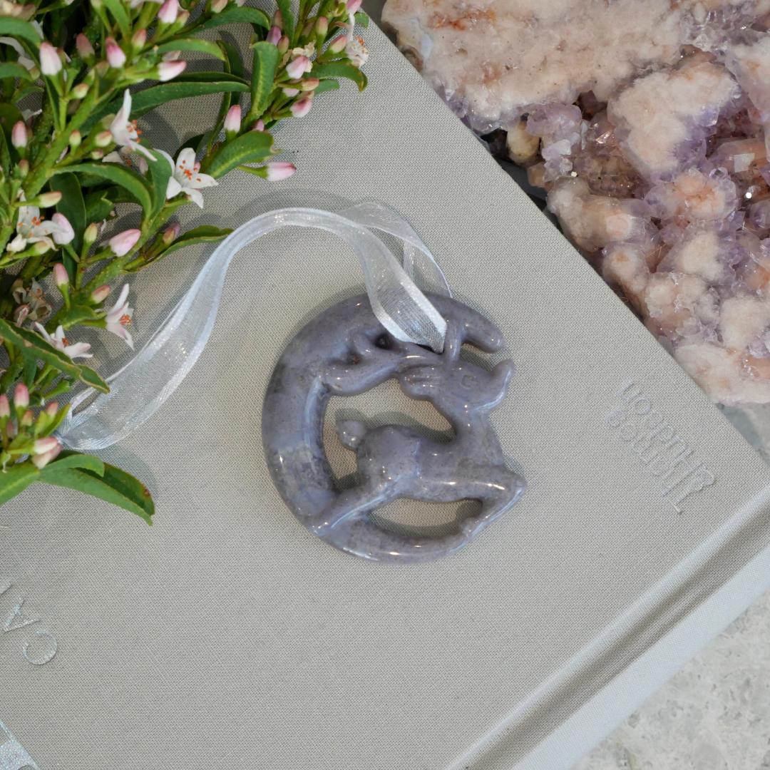 Ocean Jasper Reindeer Hanging Decoration No 2