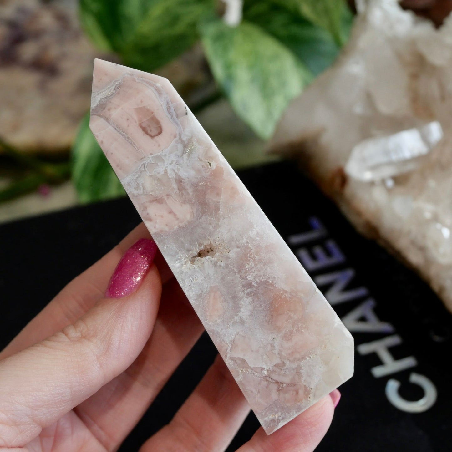 Pink Agate Tower No 100