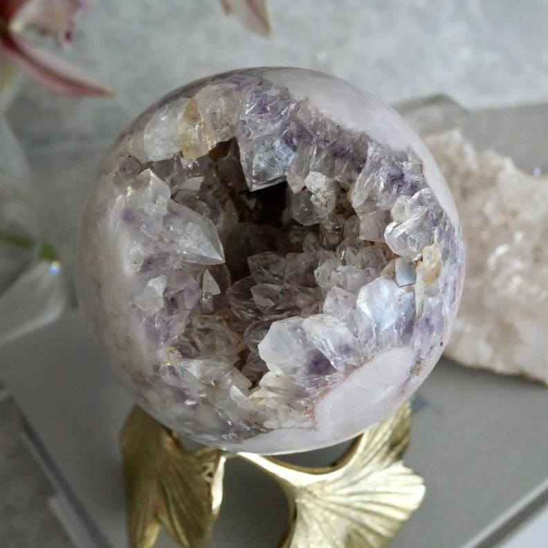 Pink Amethyst 109mm Sphere No 82