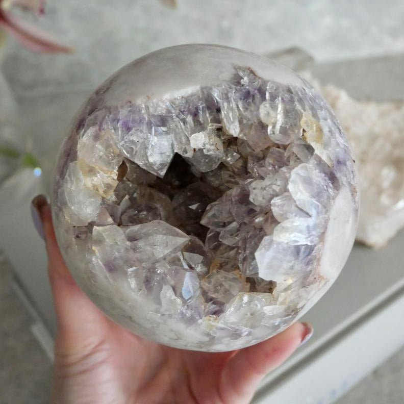 Pink Amethyst 109mm Sphere No 82