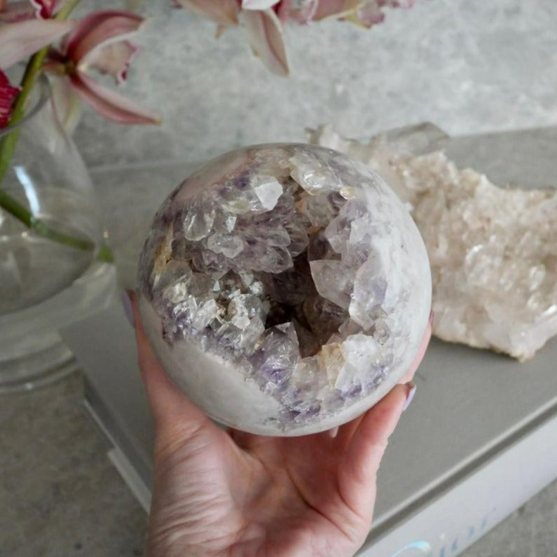 Pink Amethyst 109mm Sphere No 82