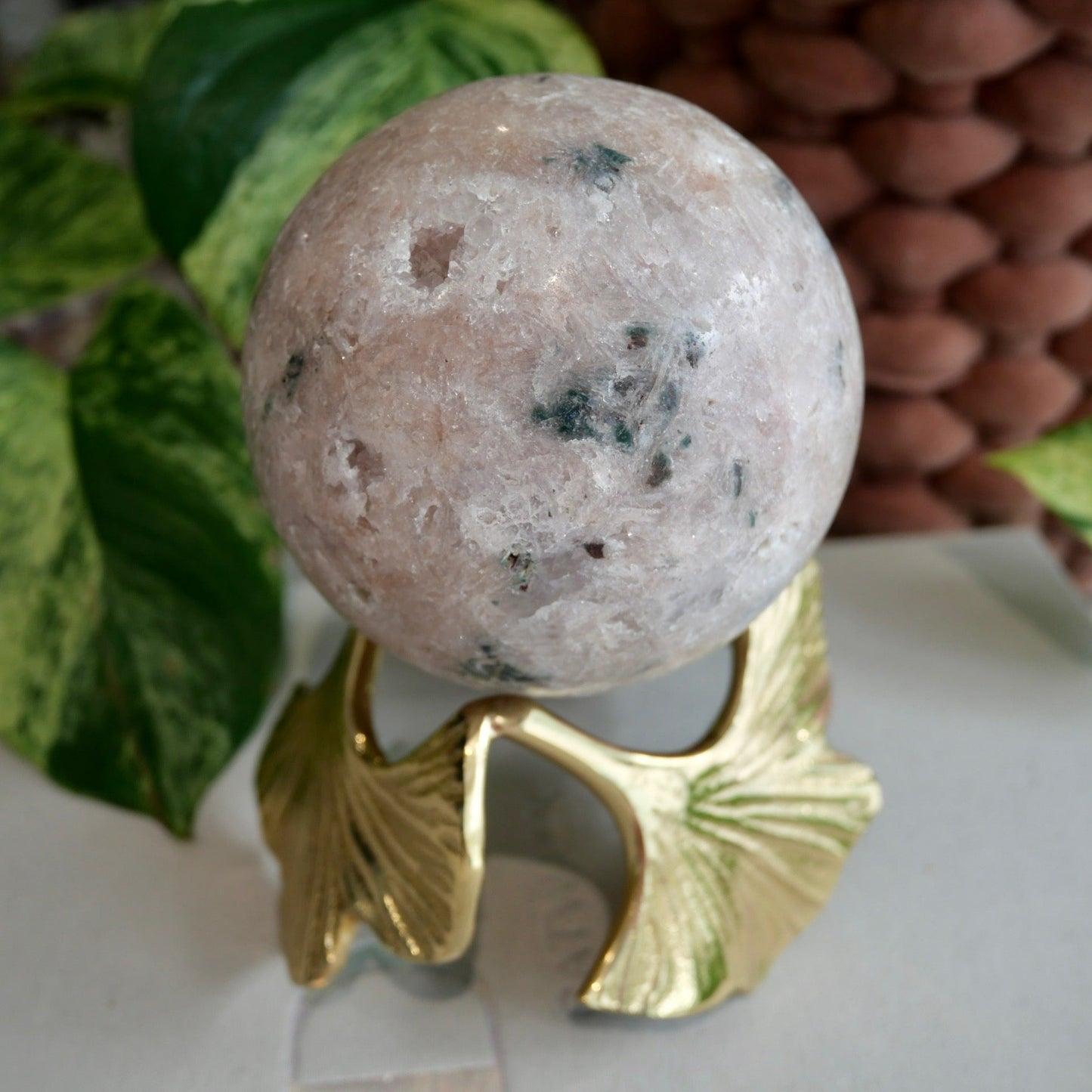 Pink Amethyst Sphere No 85