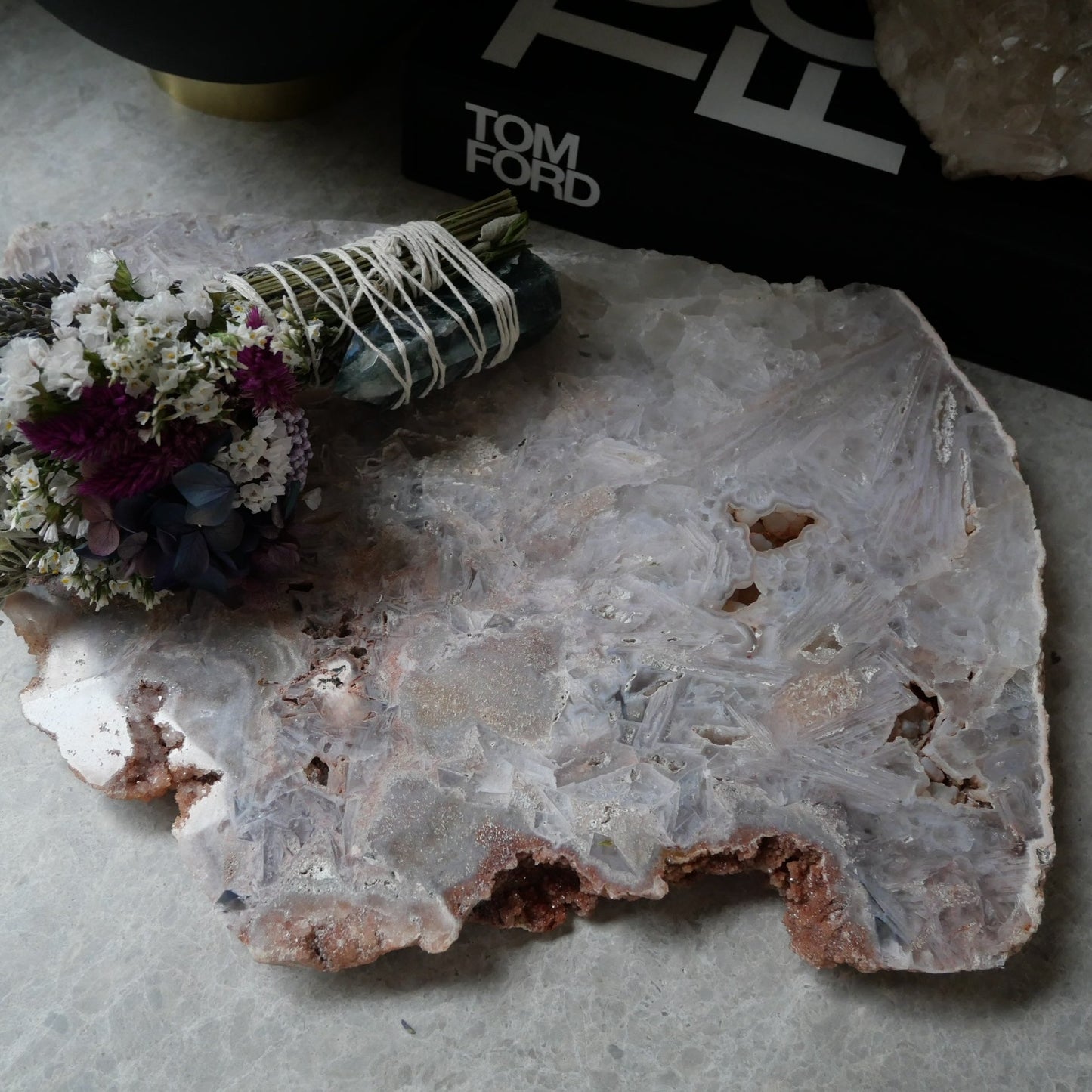 Pink Amethyst Slab No 72