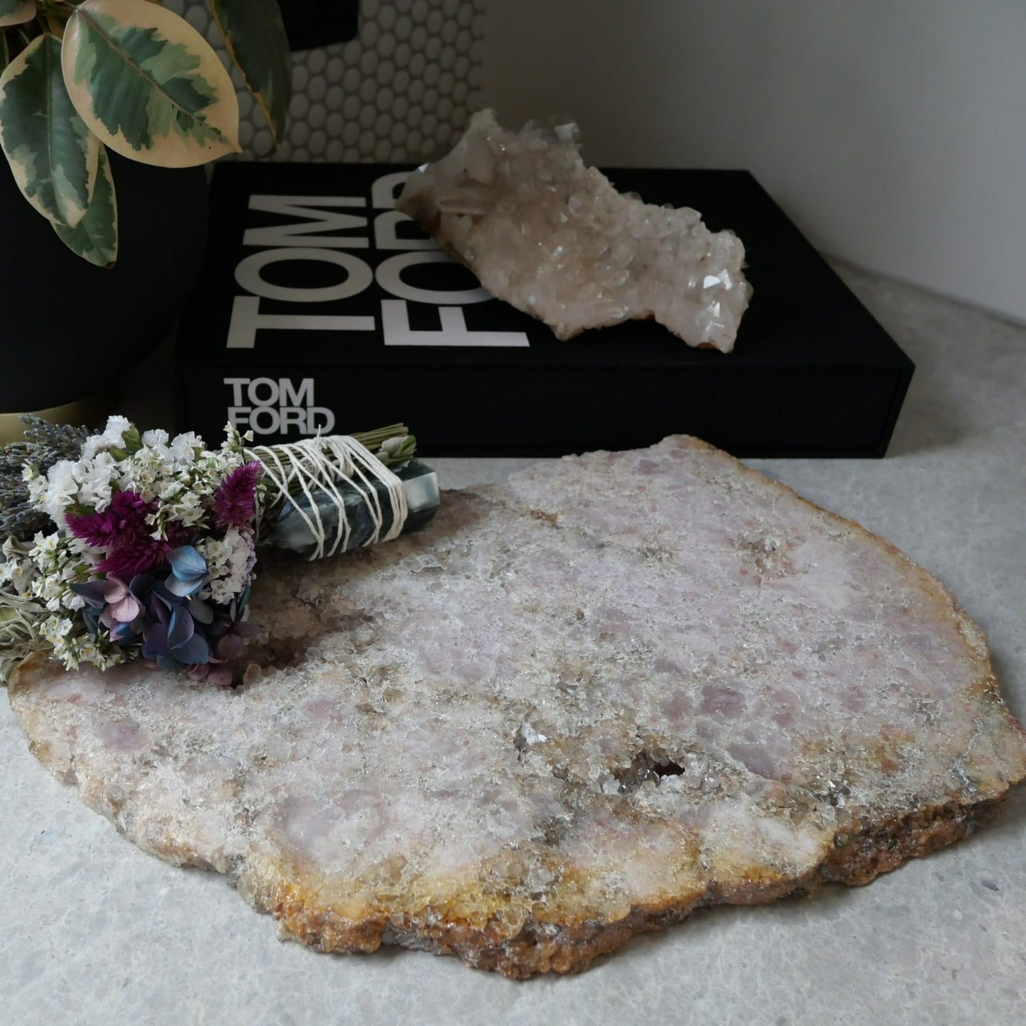 Pink Amethyst Slab No 73