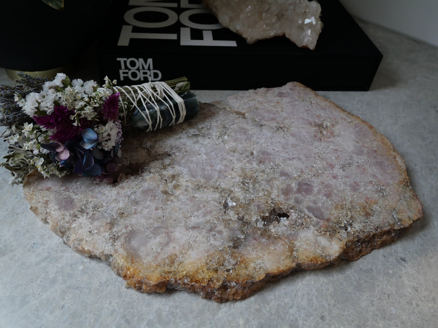 Pink Amethyst Slab No 73