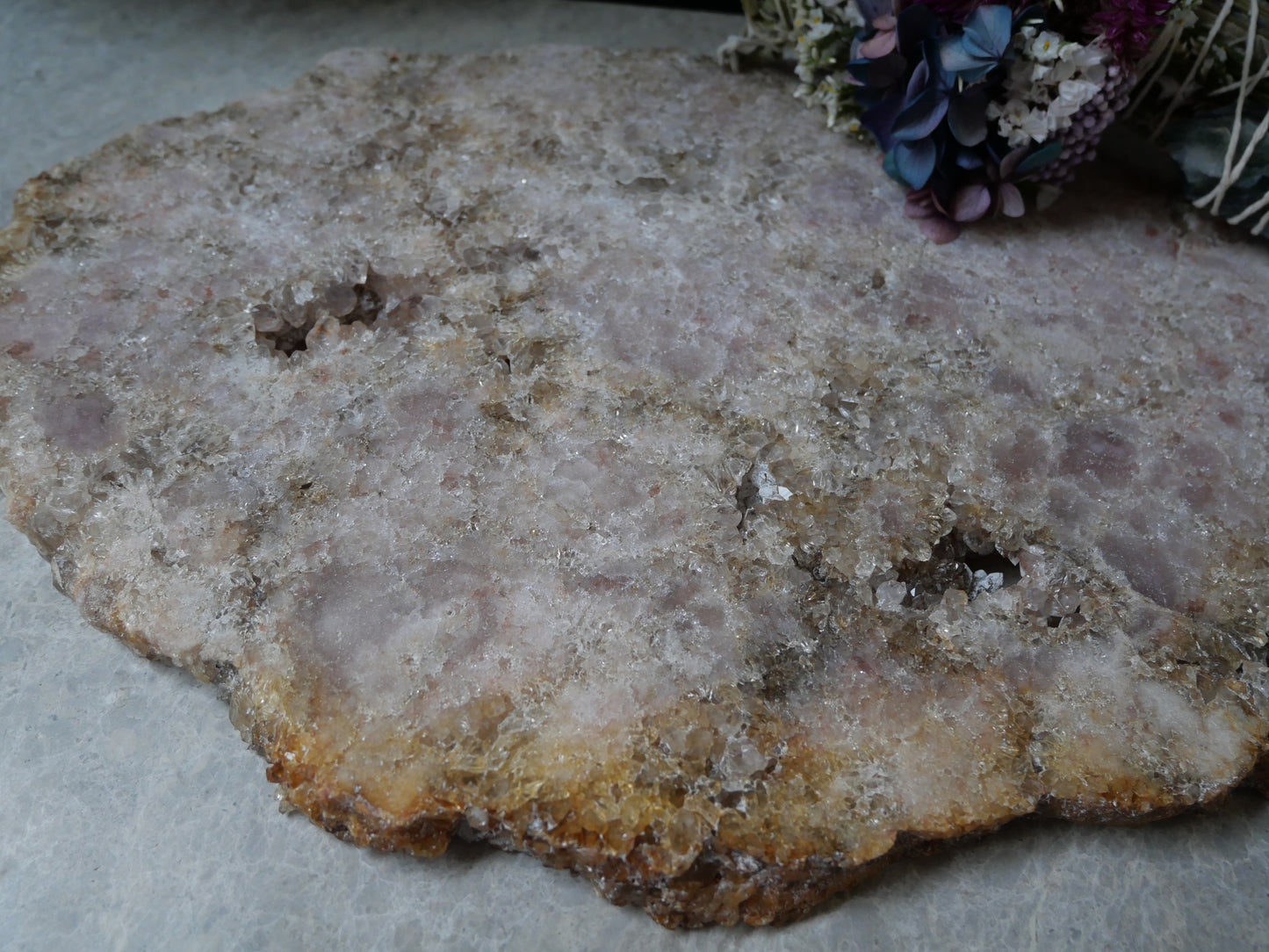 Pink Amethyst Slab No 73