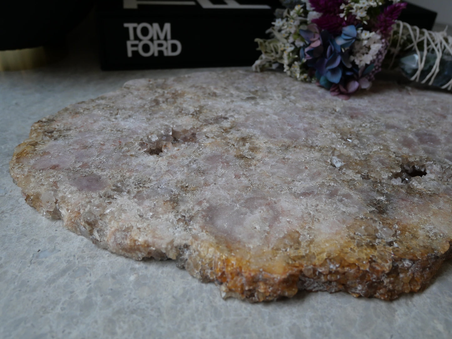 Pink Amethyst Slab No 73