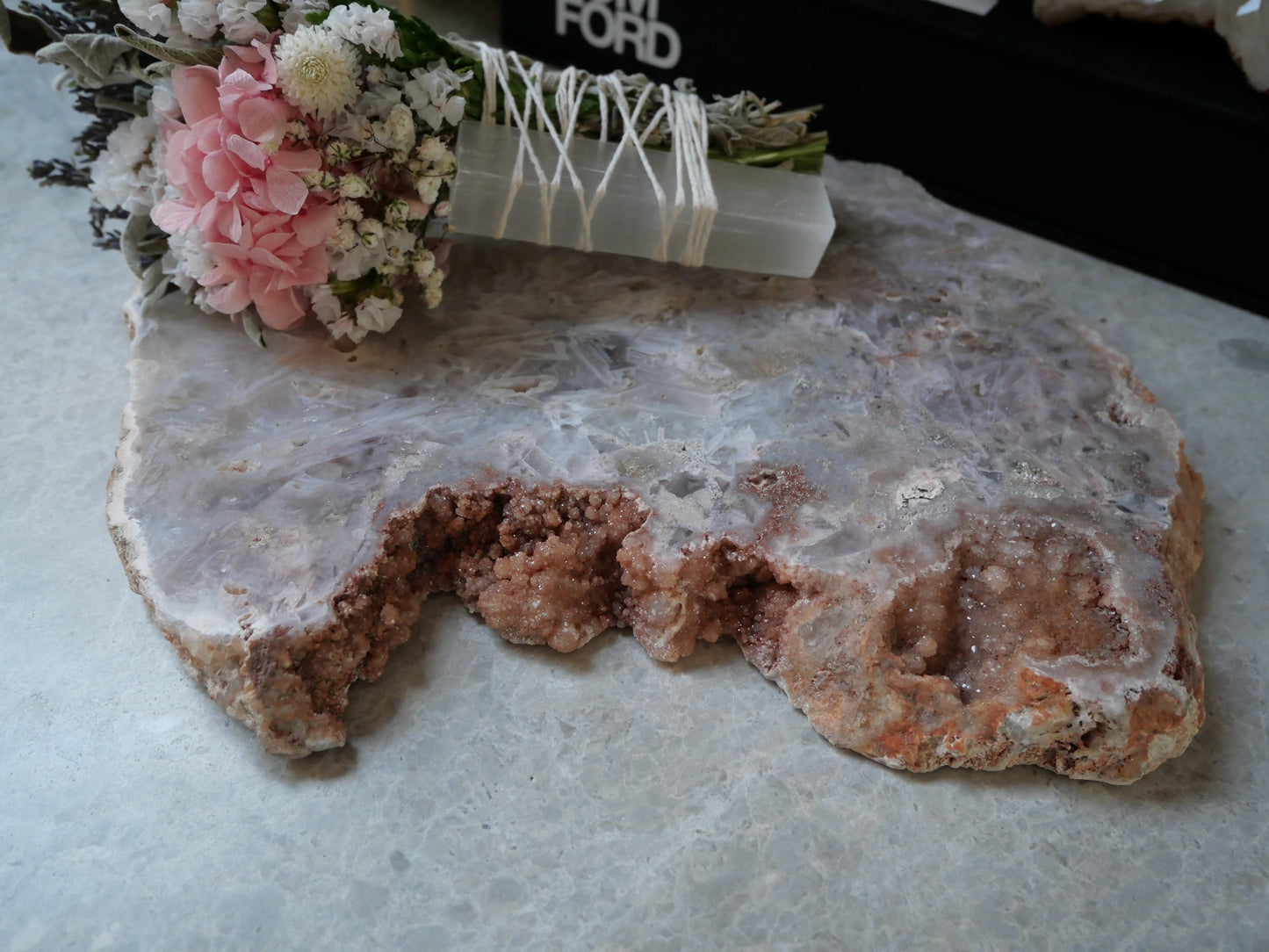 Pink Amethyst Slab No 74