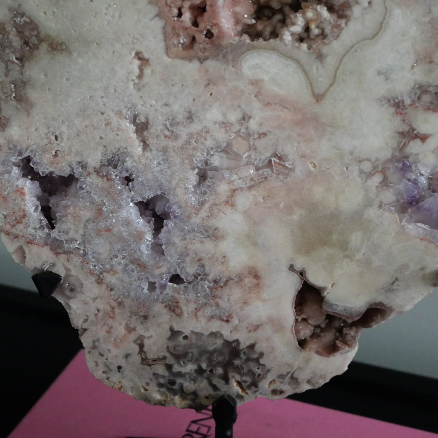 Pink Amethyst High Grade Slab on a Stand No 299