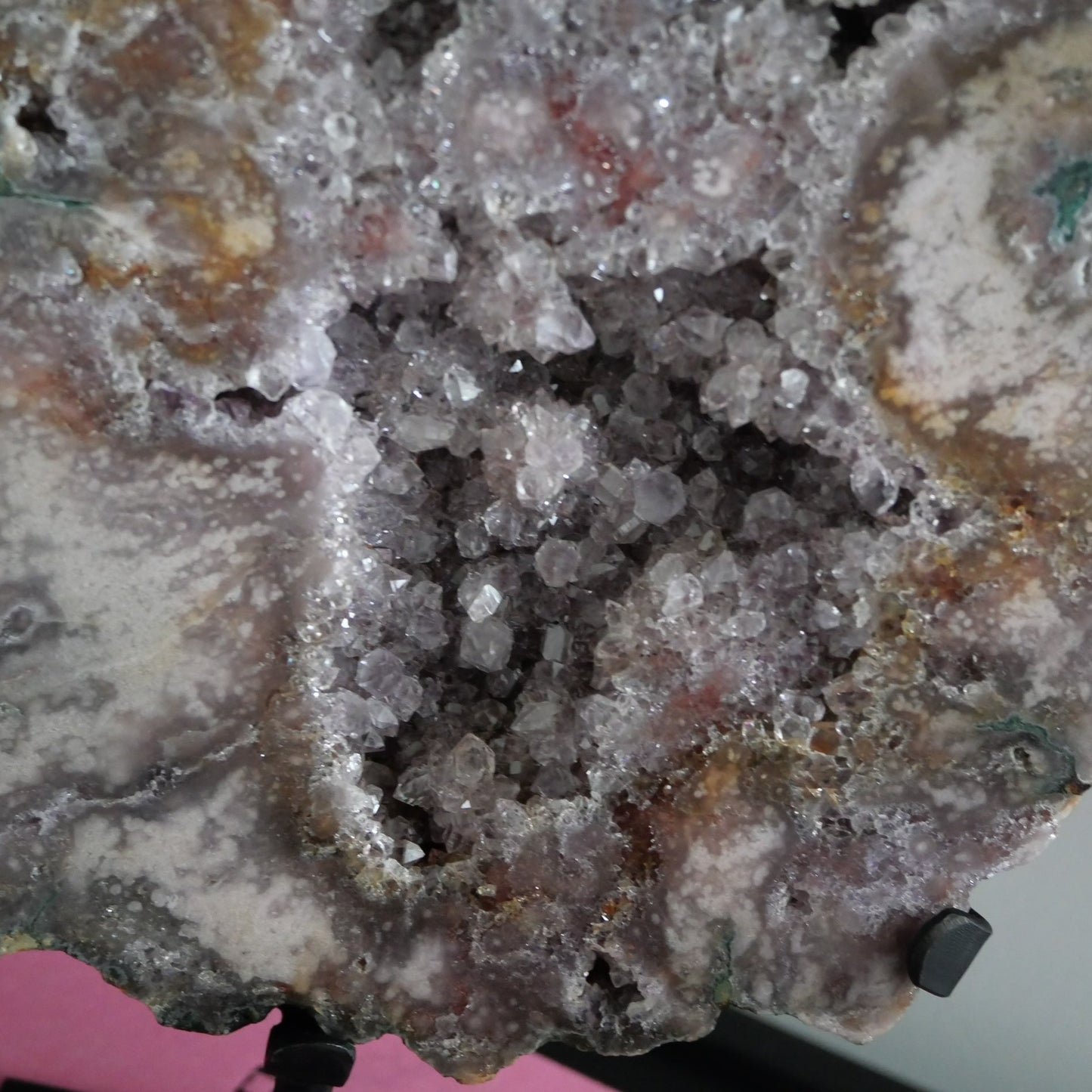 Pink Amethyst High Grade Slab on a Stand No 302