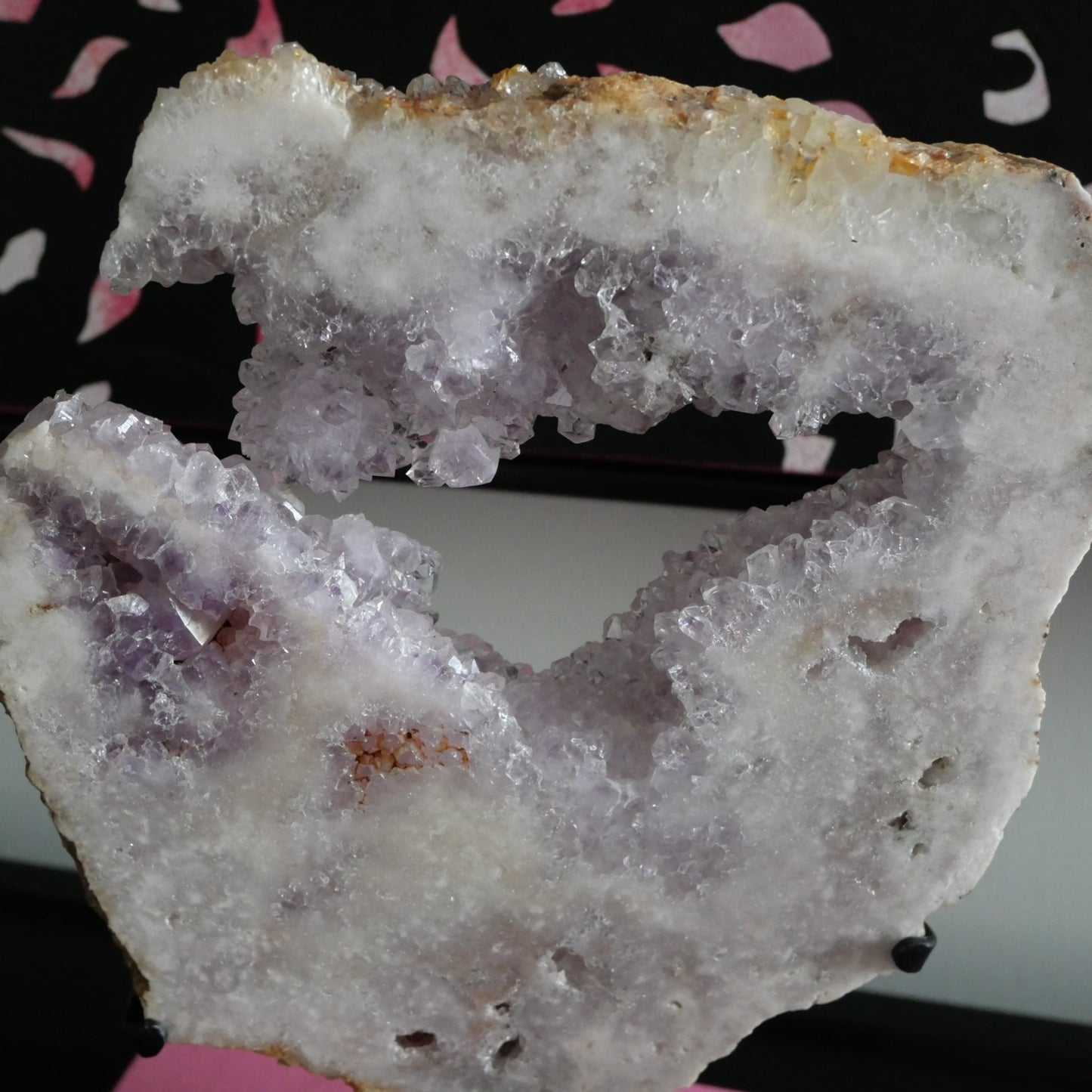 Pink Amethyst High Grade Slab on a Stand No 305