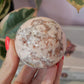 Pink Amethyst with Flower Agate Sphere No 86