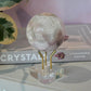 Pink Amethyst with Flower Agate Sphere No 87