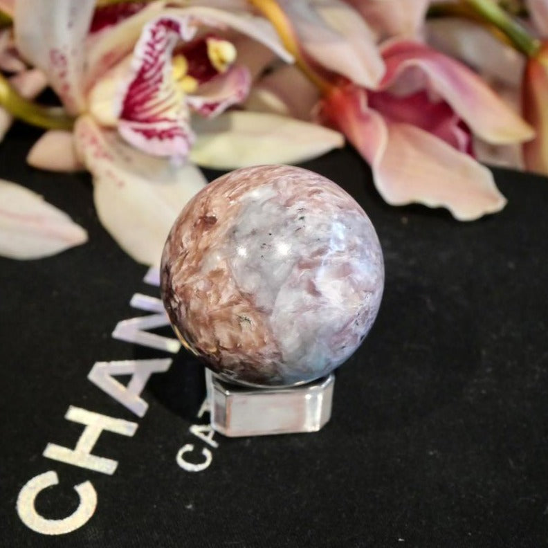 Pink Charoite Sphere No 115