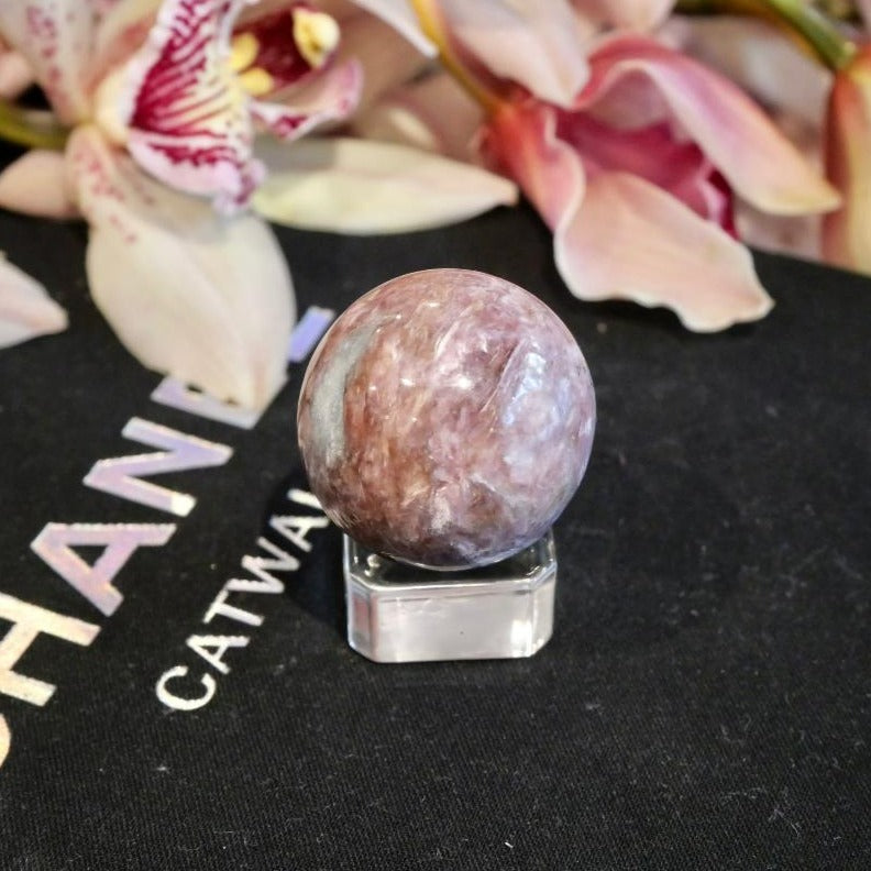 Pink Charoite Sphere No 116