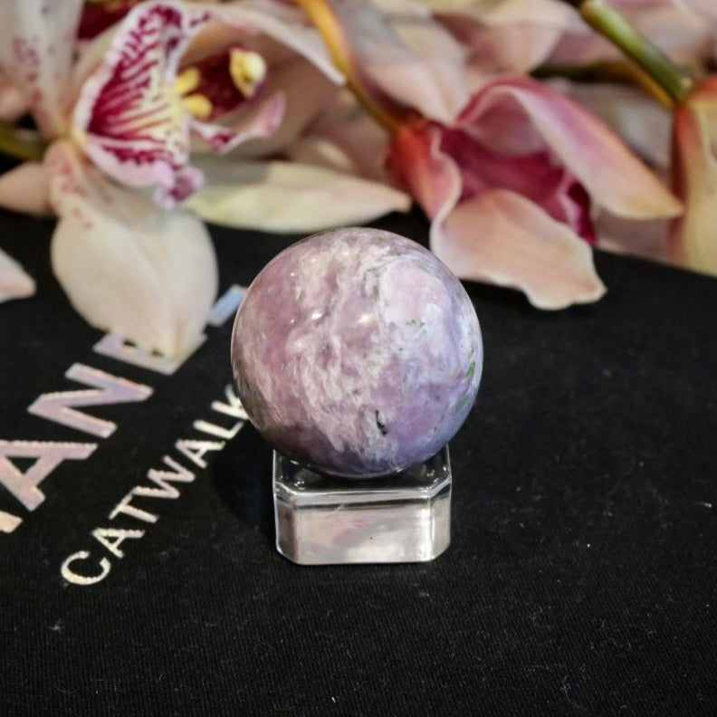 Pink Charoite Sphere No 118