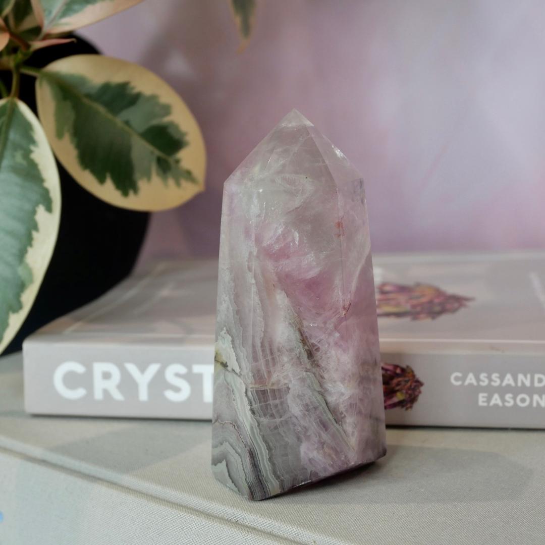 Pink Fluorite Tower No 65