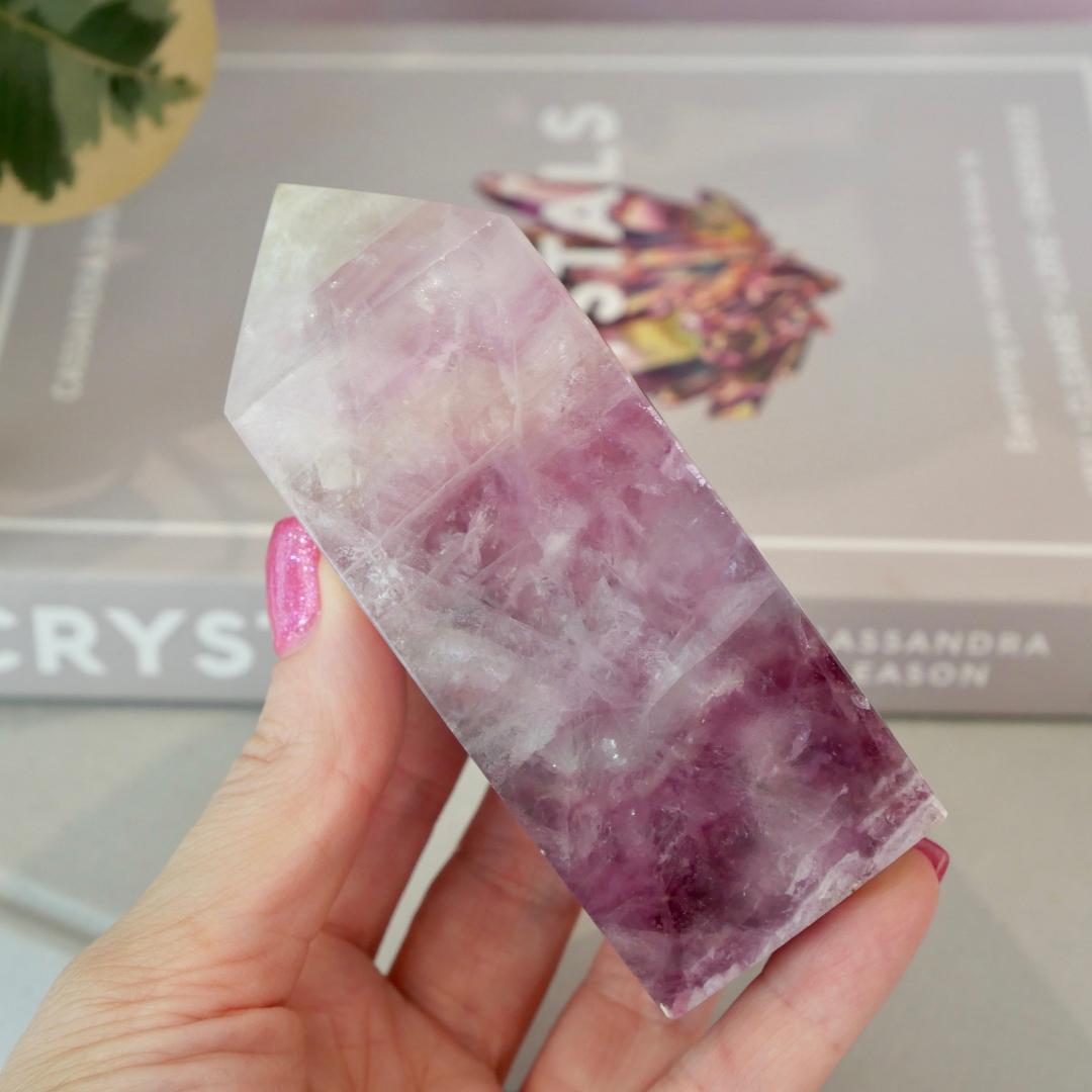 Pink Fluorite Tower No 69