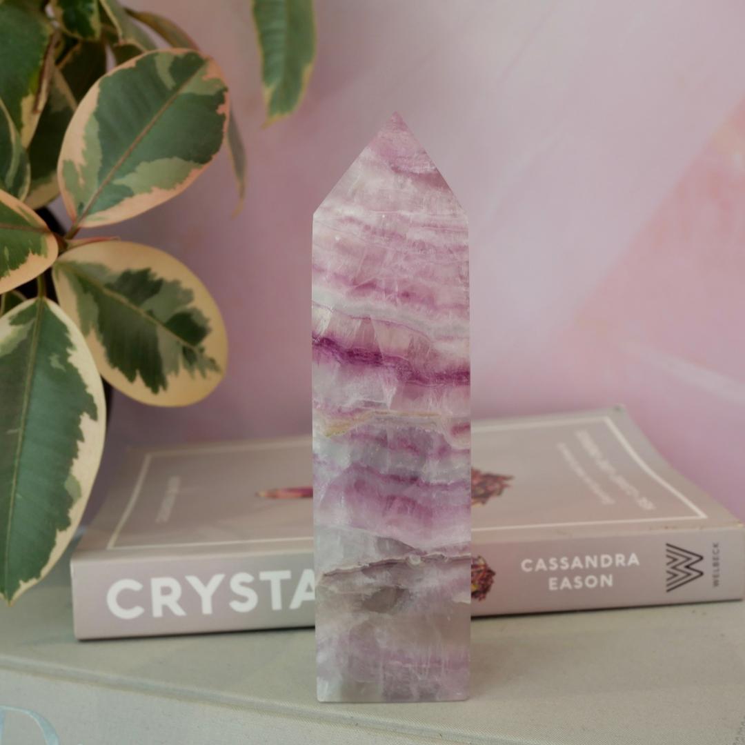 Pink Fluorite Tower No 70