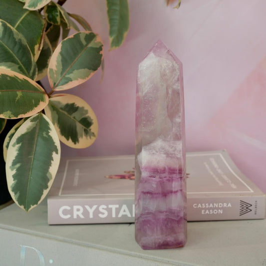 Pink Fluorite Tower No 71