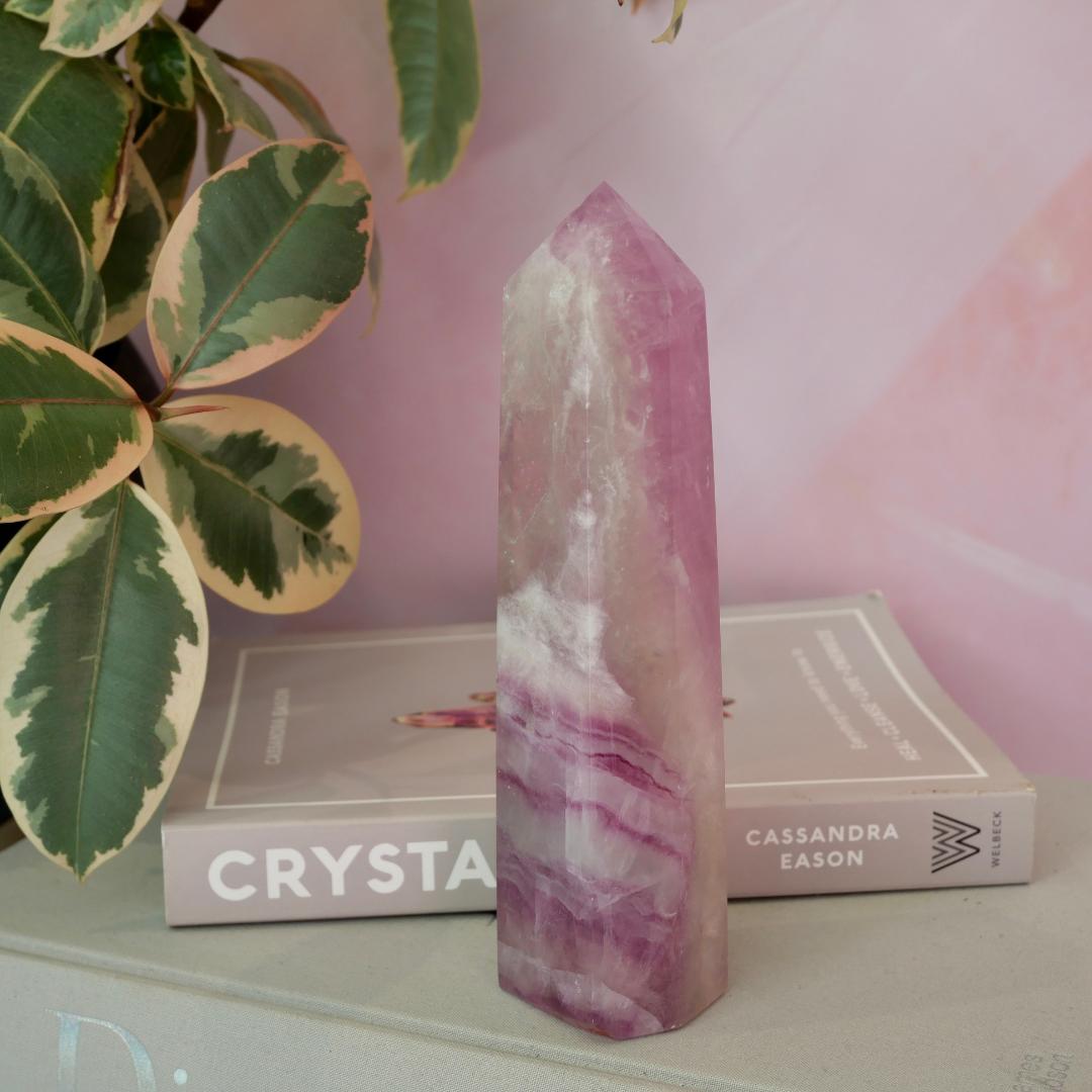 Pink Fluorite Tower No 71