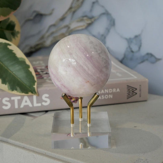 Pink Fluorite Sphere No 211