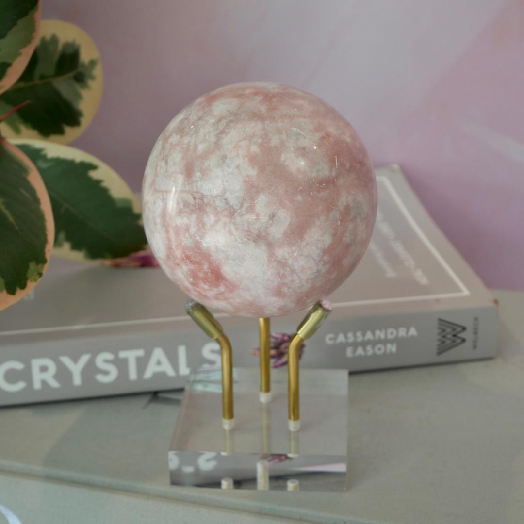 Pink Opal Sphere No 129