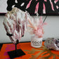 Raw High Grade Pink Tourmaline on Stand No 371