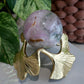 Plum Blossom Fluorite Sphere No 212