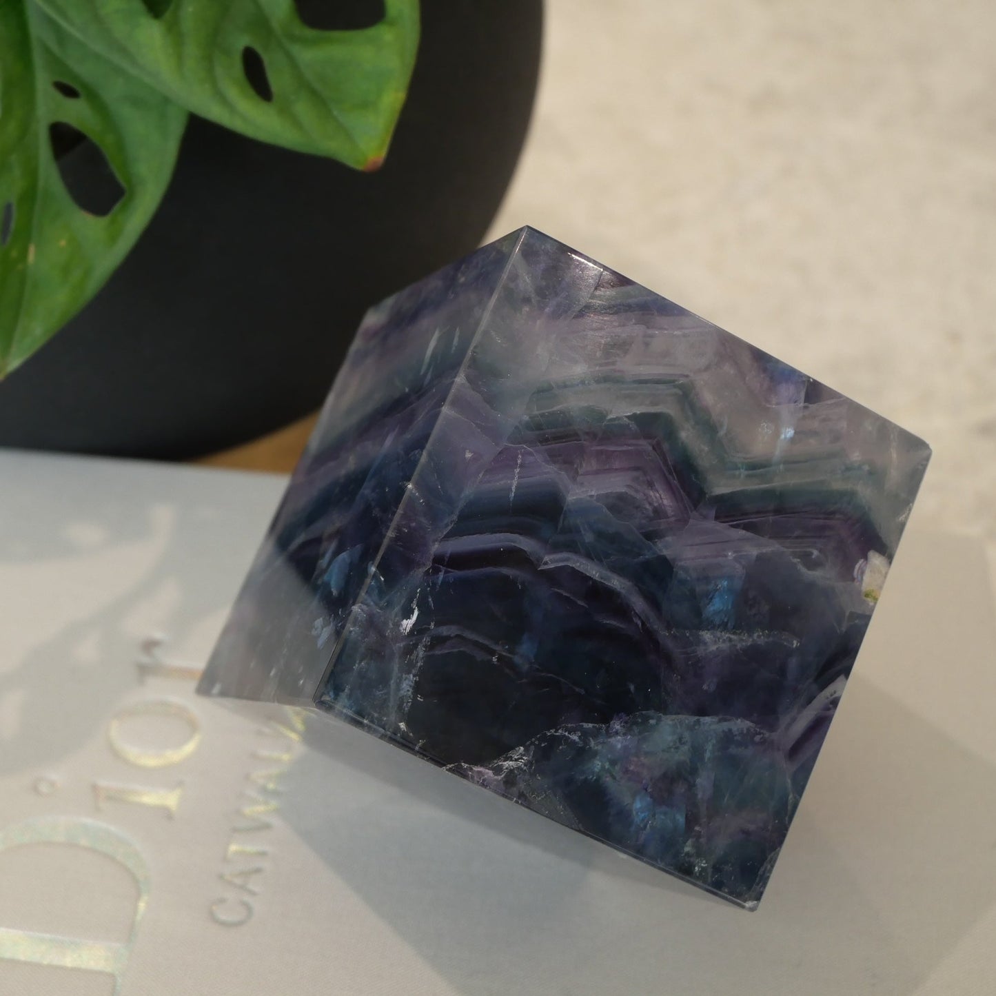 Rainbow Fluorite Cube No 271