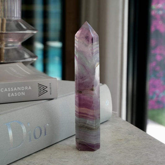 Rainbow Fluorite Tower No 62