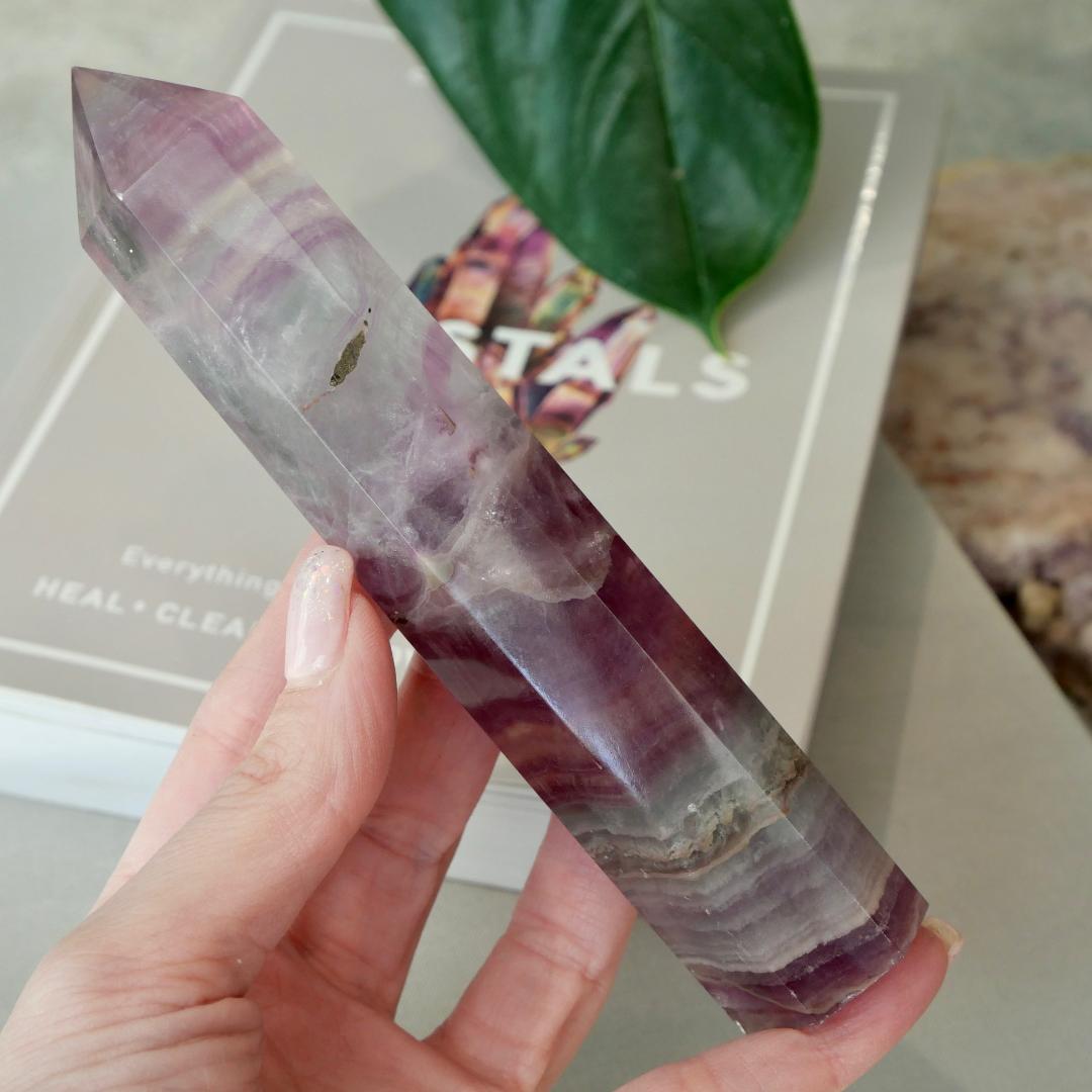 Rainbow Fluorite Tower No 62