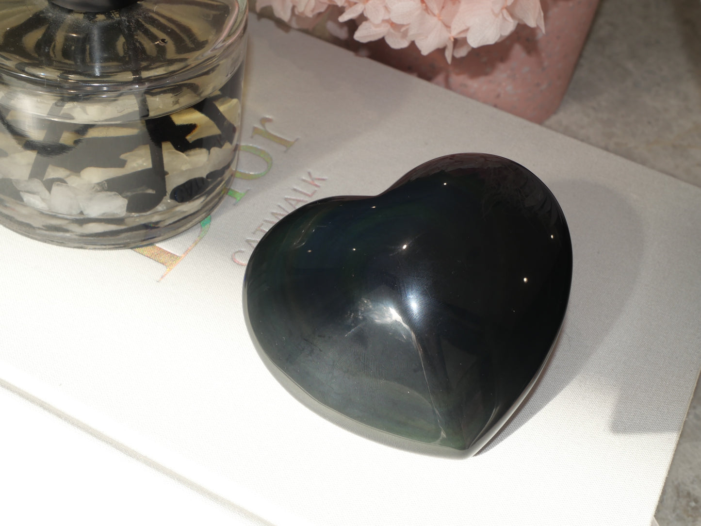 Rainbow Obsidian Heart No 281