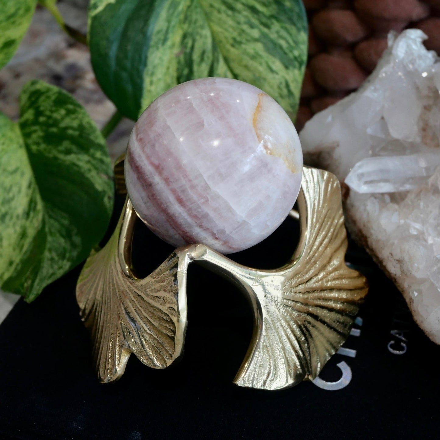 Rose Calcite Sphere No 69