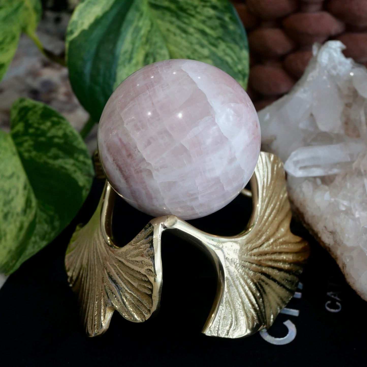 Rose Calcite Sphere No 70