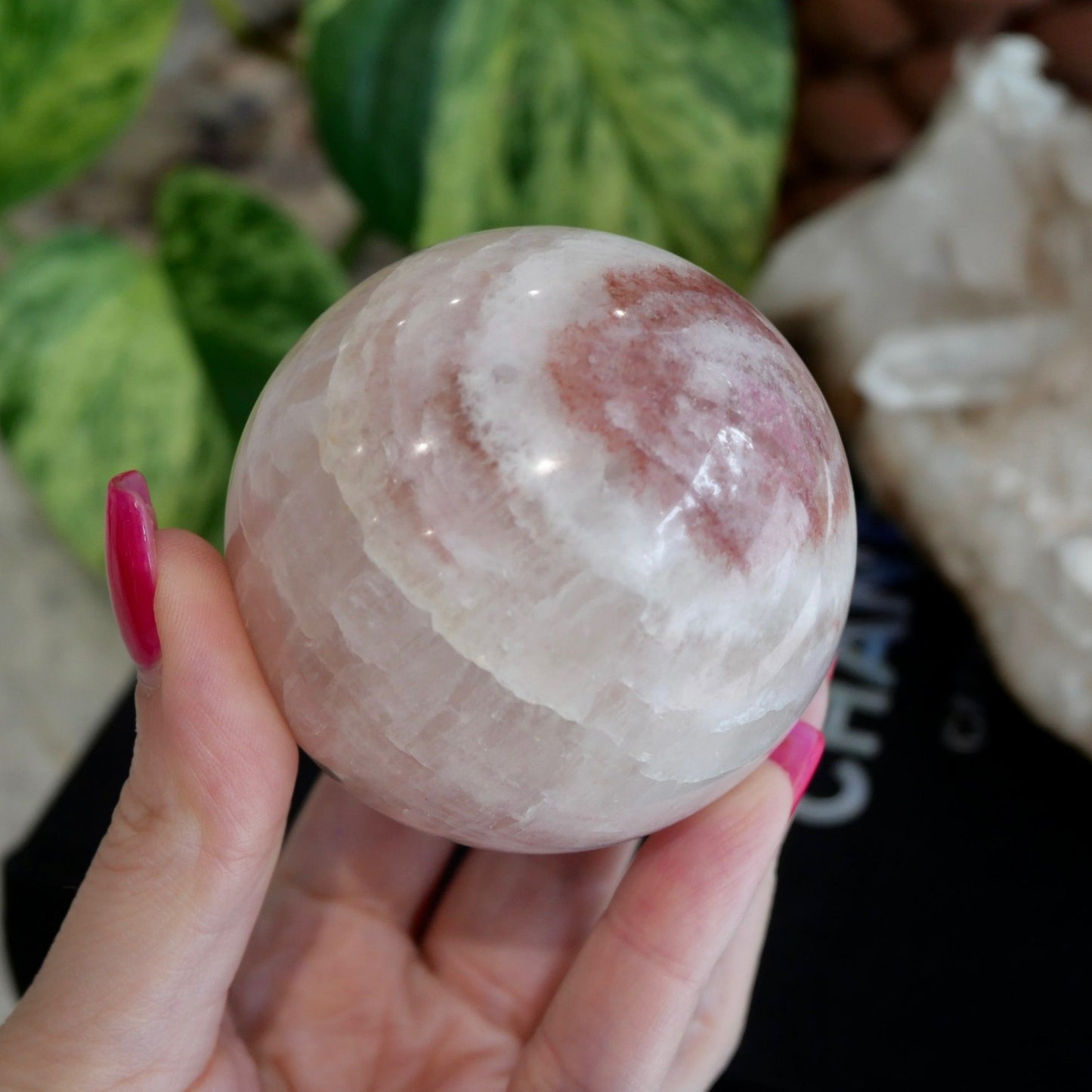 Rose Calcite Sphere No 70